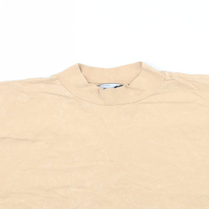Womens UK Size 6 ASOS Beige Basic T-Shirt