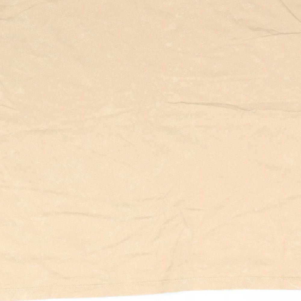 Womens UK Size 6 ASOS Beige Basic T-Shirt