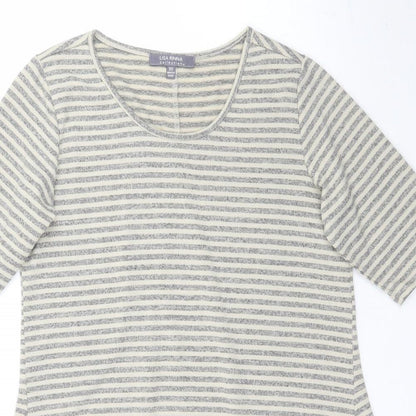Lisa Rinna Womens Multicoloured Striped  T-Shirt Dress  Size XS