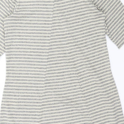 Lisa Rinna Womens Multicoloured Striped  T-Shirt Dress  Size XS