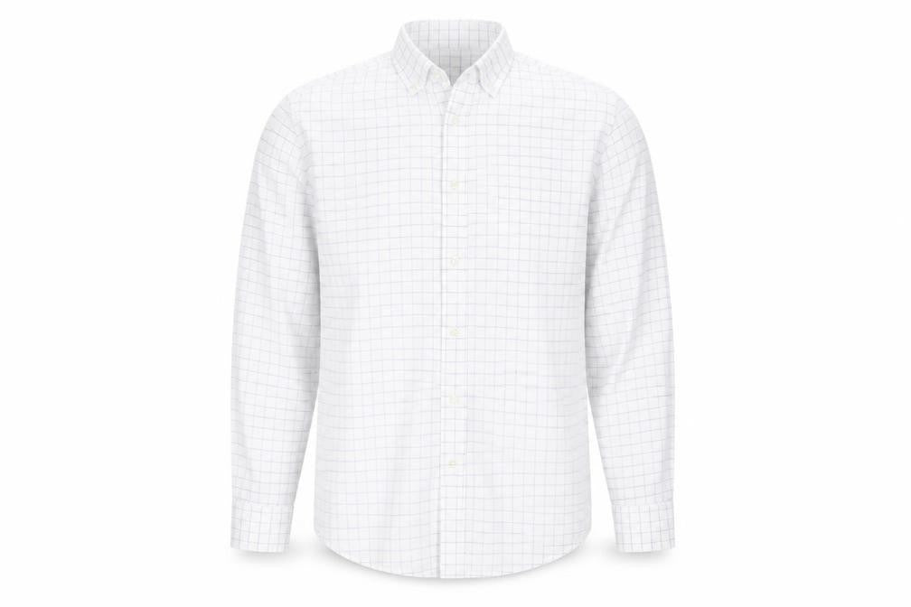 Mens UK Size M Smith & Jones White  Button-Up Long Sleeve Casual Shirt