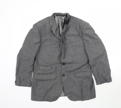 Mens UK Size 40 Marks and Spencer Regular Grey Suit Jacket