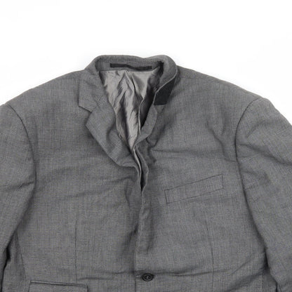 Mens UK Size 40 Marks and Spencer Regular Grey Suit Jacket