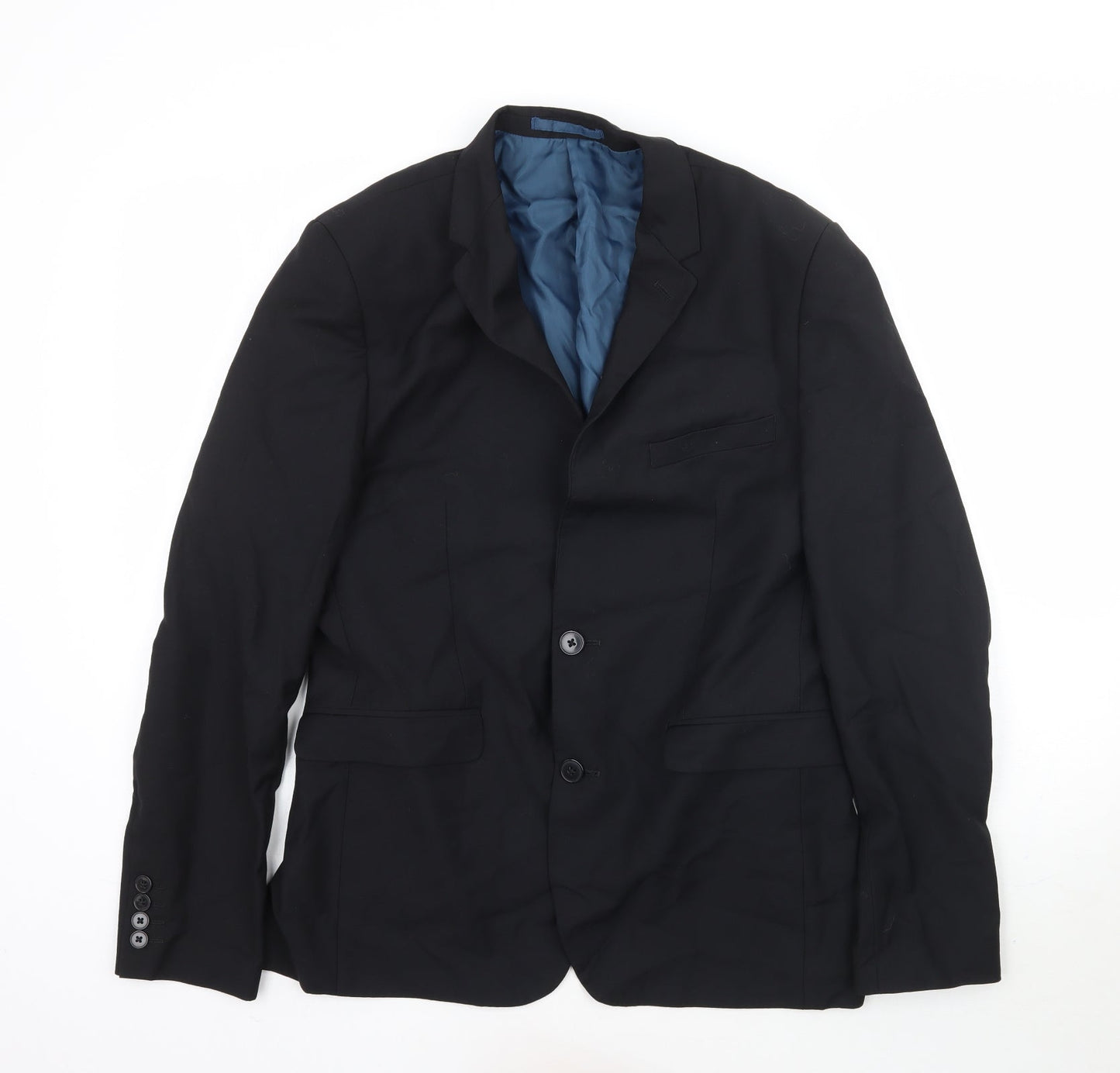 Mens UK Size 40 Burton Regular Black Suit Jacket