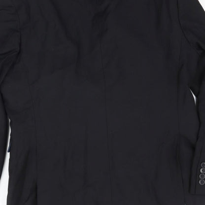 Mens UK Size 40 Burton Regular Black Suit Jacket