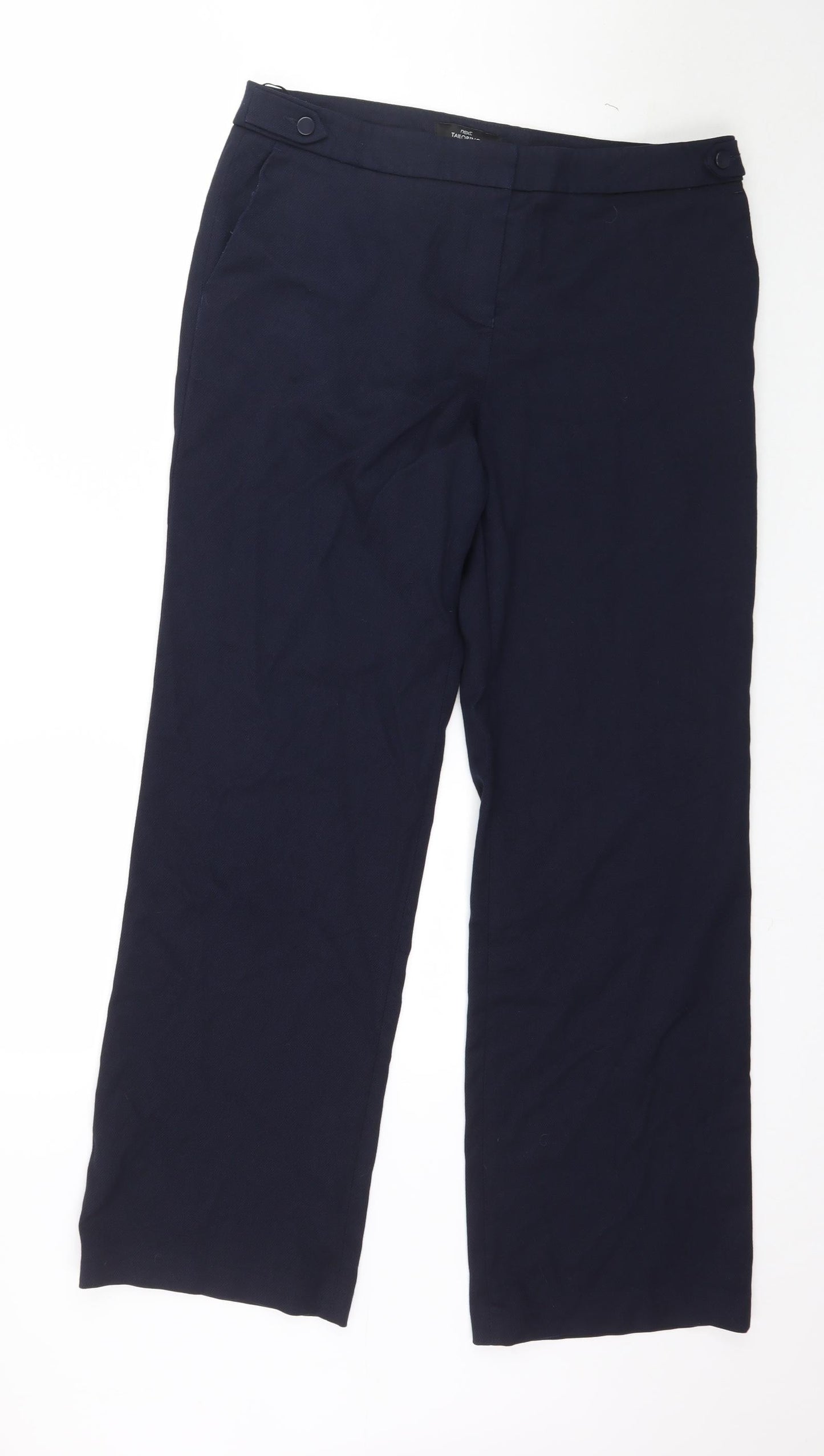 Womens UK Size 14 NEXT Regular Fit  Blue Trousers