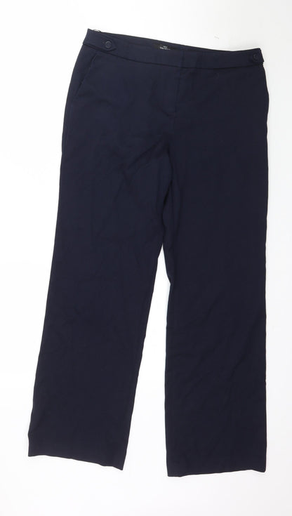 Womens UK Size 14 NEXT Regular Fit  Blue Trousers