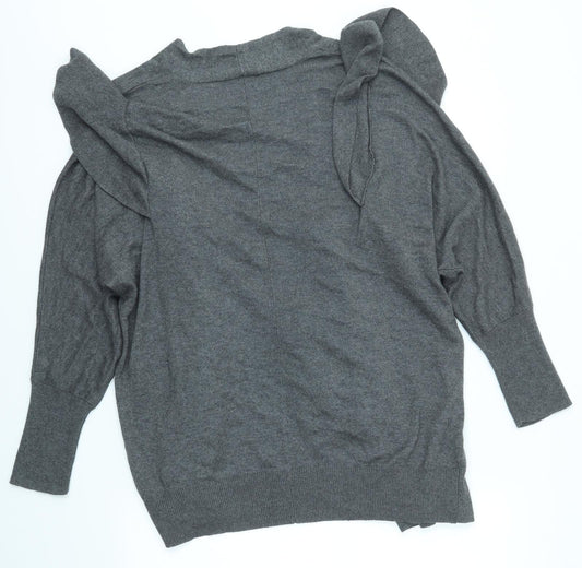George Womens Grey   Cardigan Jumper Size 14