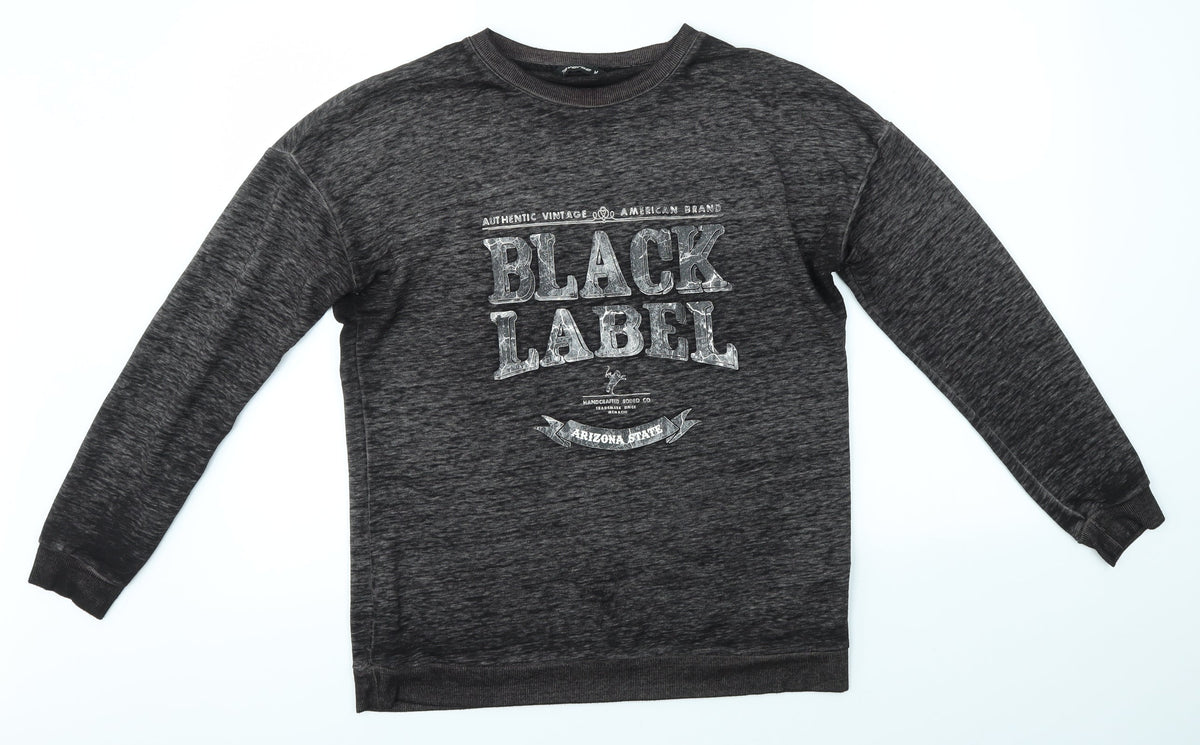 Additional front view of Diverse men’s grey jumper, size M