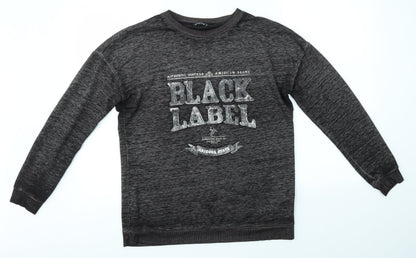 Additional front view of Diverse men’s grey jumper, size M