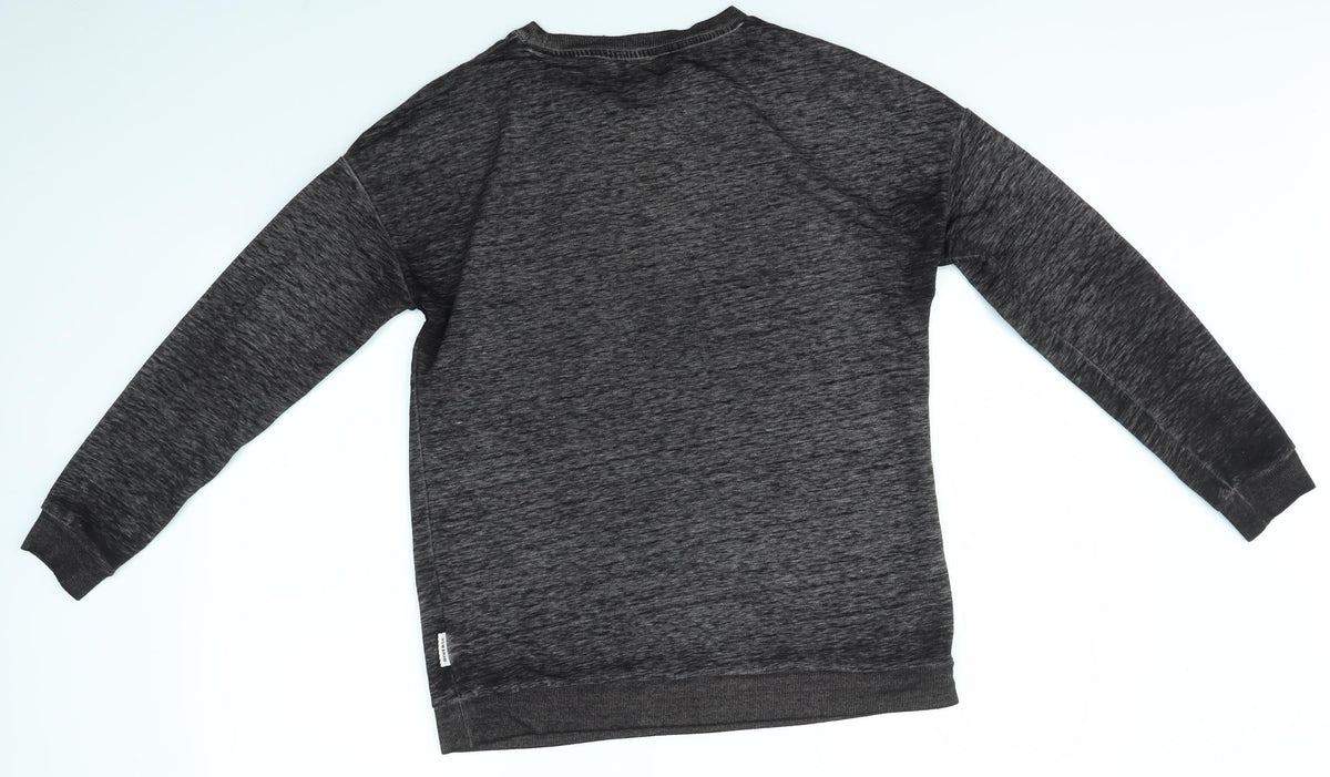 Back view of Diverse men’s grey jumper, size M