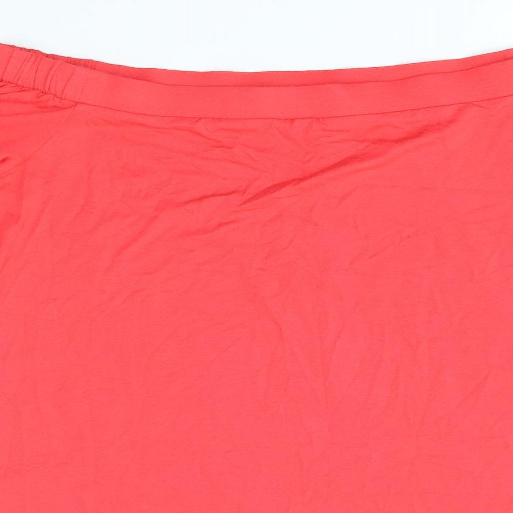 George Womens Red   Basic Blouse Size 14