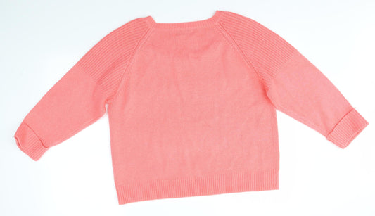 Womens UK Size L ORIGINALS Pink Pullover Jumper