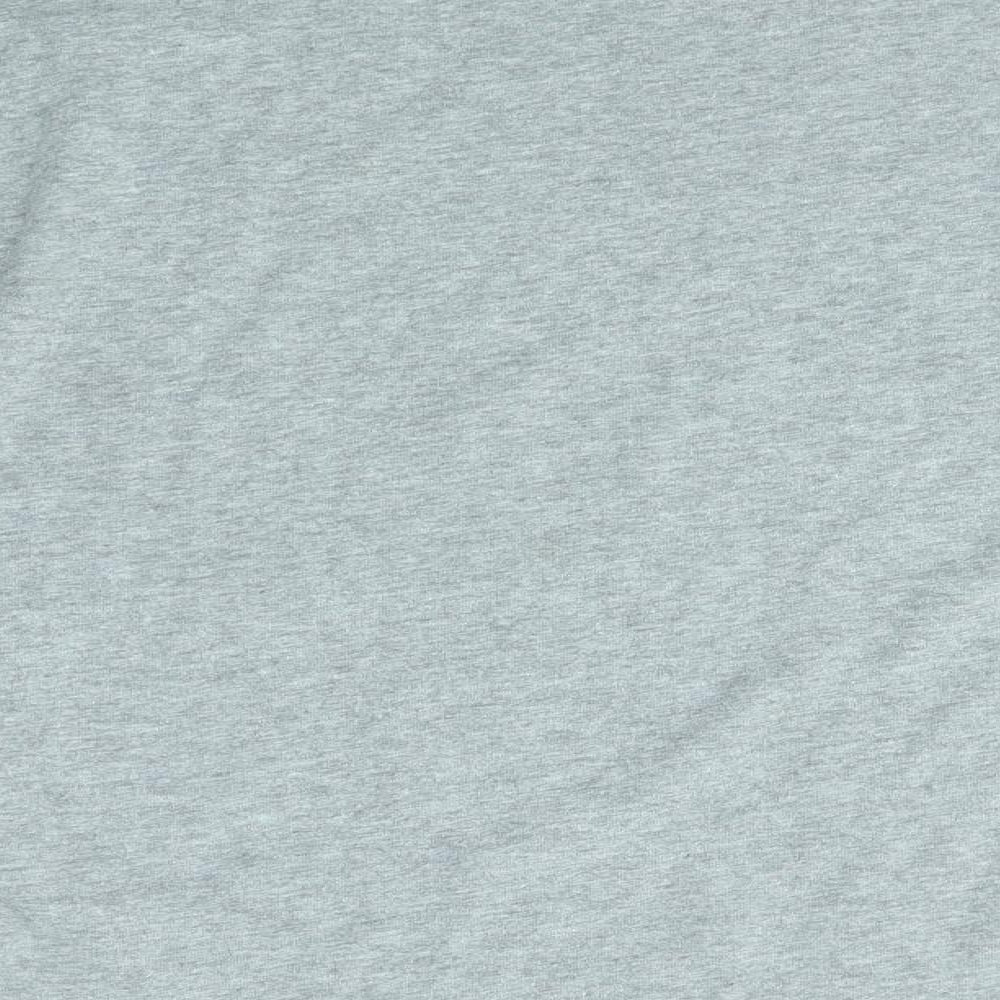 Womens UK Size 10 New Look Grey Basic T-Shirt