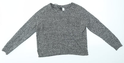 Womens UK Size M H&M Grey Pullover Jumper
