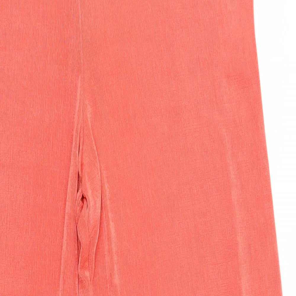 Womens UK Size 2XL Reflections Regular Fit  Orange Trousers