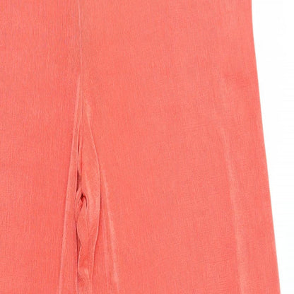 Womens UK Size 2XL Reflections Regular Fit  Orange Trousers