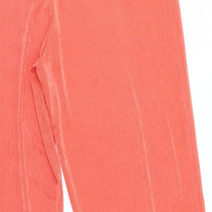 Womens UK Size 2XL Reflections Regular Fit  Orange Trousers
