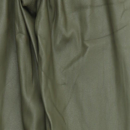 Womens UK Size 8 Topshop Regular Fit  Green Trousers