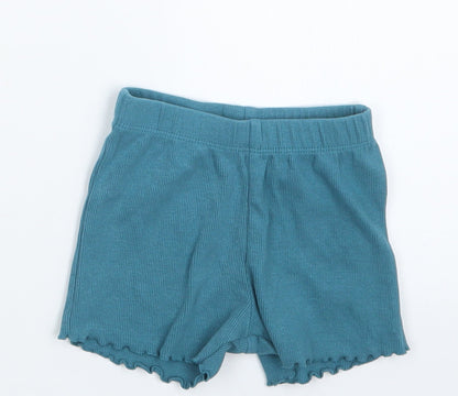 George Girls Blue   Cropped Trousers Size 3-6 Months
