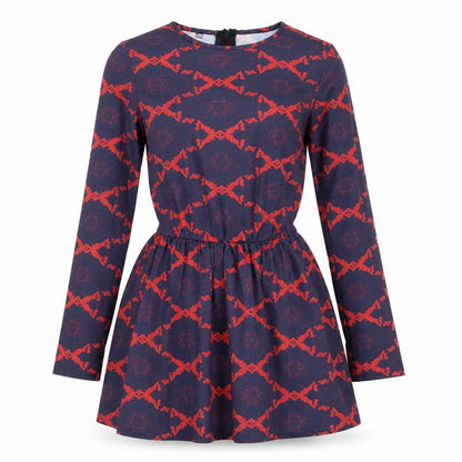 Preworn Womens Blue Geometric  Mini  Size S