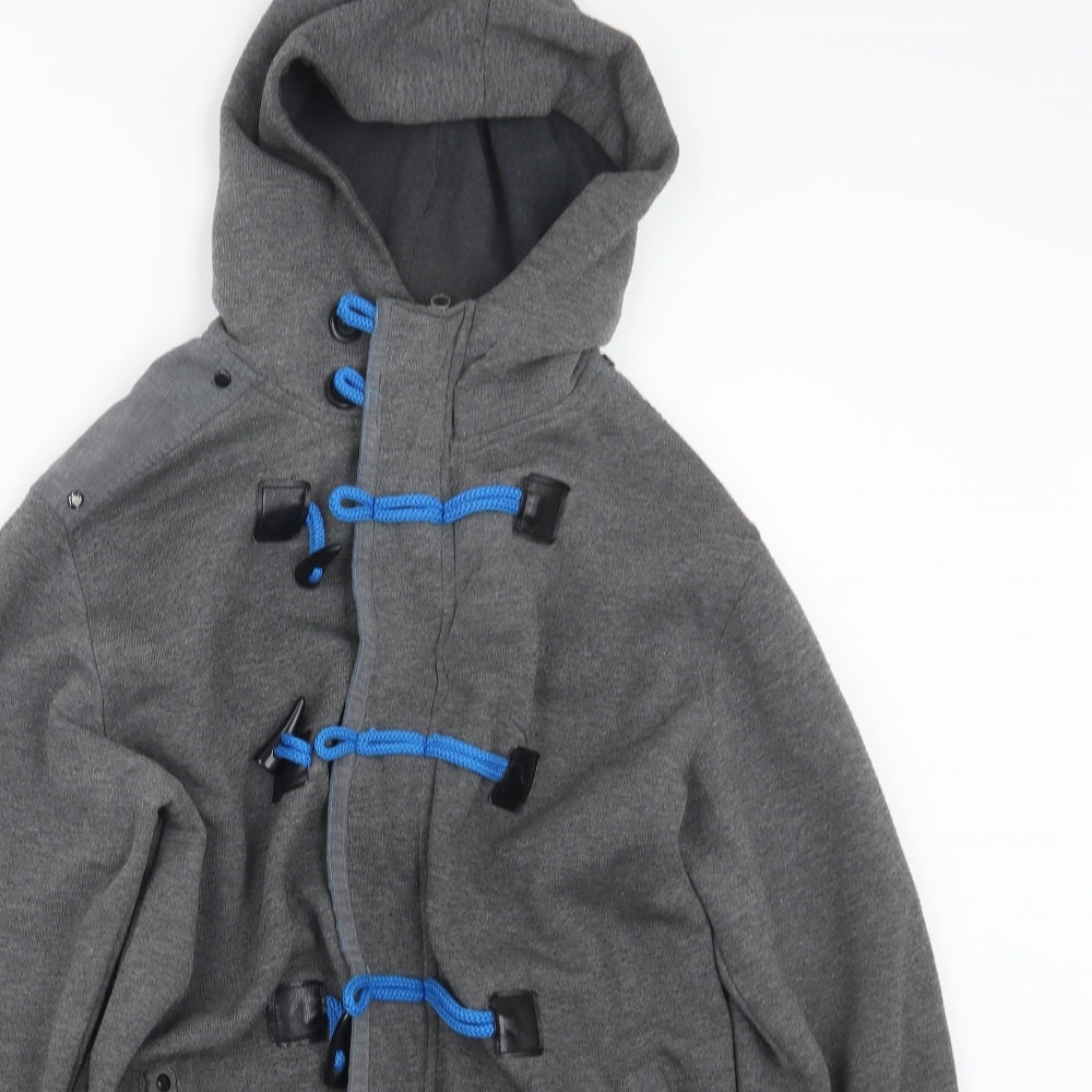 Mens UK Size M BCK&HRSY Grey Jacket