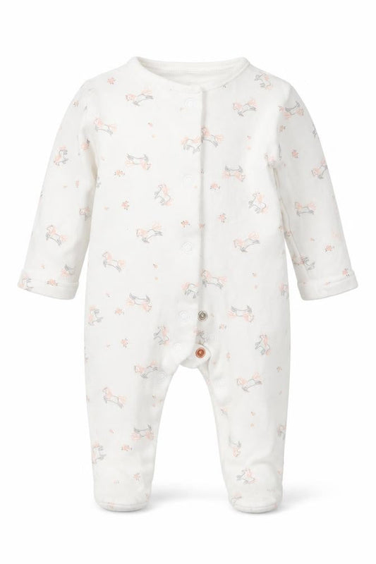 George Girls Pink Geometric  Babydoll One Piece Size Newborn