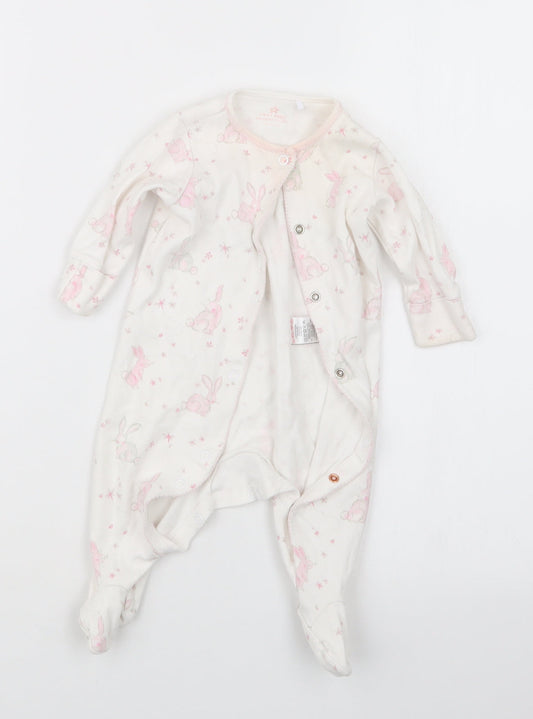 NEXT Girls Pink Geometric  Babydoll One Piece Size 3-6 Months