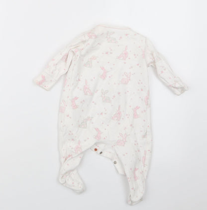 NEXT Girls Pink Geometric  Babydoll One Piece Size 3-6 Months