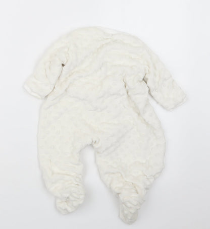 kyle&deena Girls White   Coverall Outfit/Set Size 6-9 Months