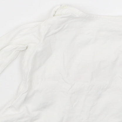 Matalan Girls White   Basic T-Shirt Size 3-6 Months