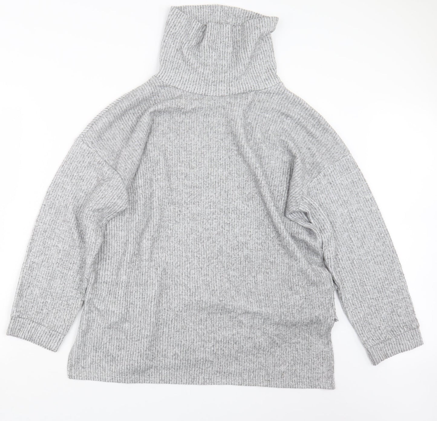 Womens UK Size L New Look Grey Pullover Jumper
