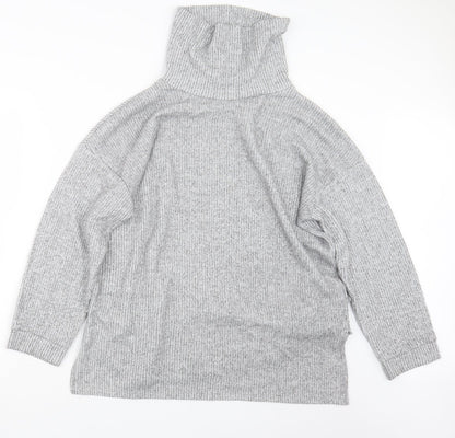 Womens UK Size L New Look Grey Pullover Jumper