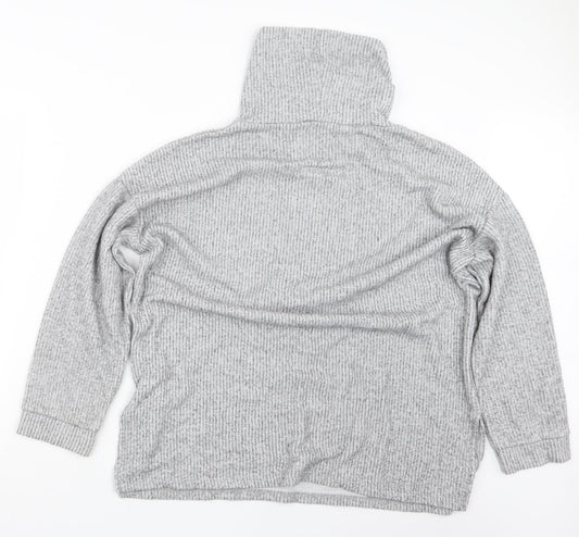 Womens UK Size L New Look Grey Pullover Jumper
