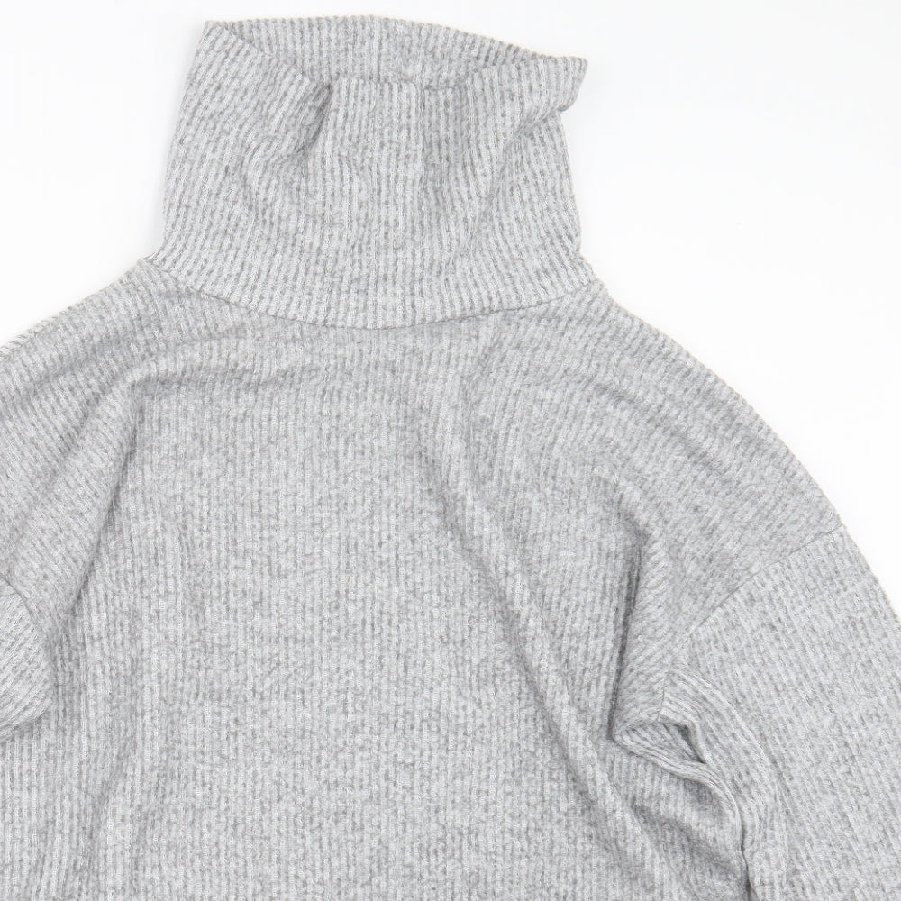 Womens UK Size L New Look Grey Pullover Jumper