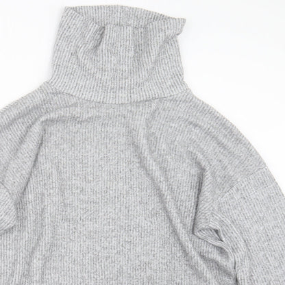 Womens UK Size L New Look Grey Pullover Jumper