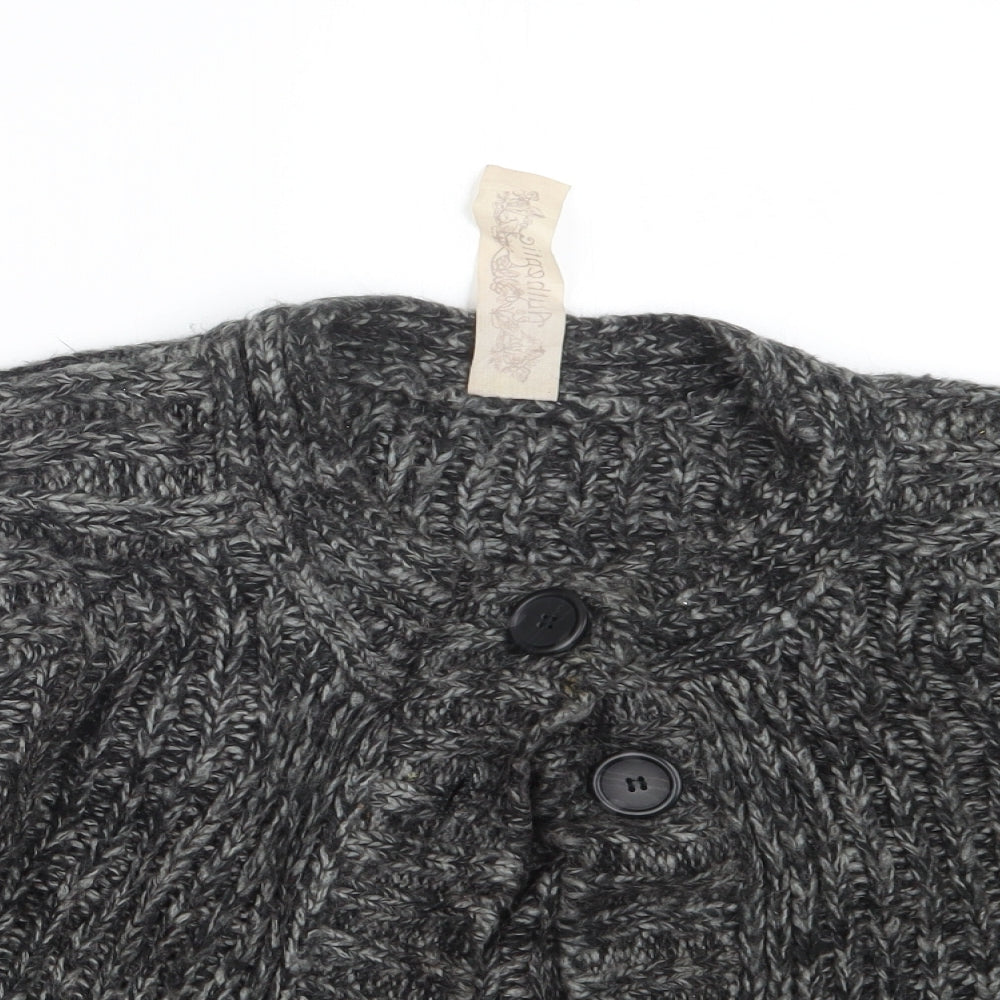 Womens UK Size 18 E-vie Grey Cardigan Jumper