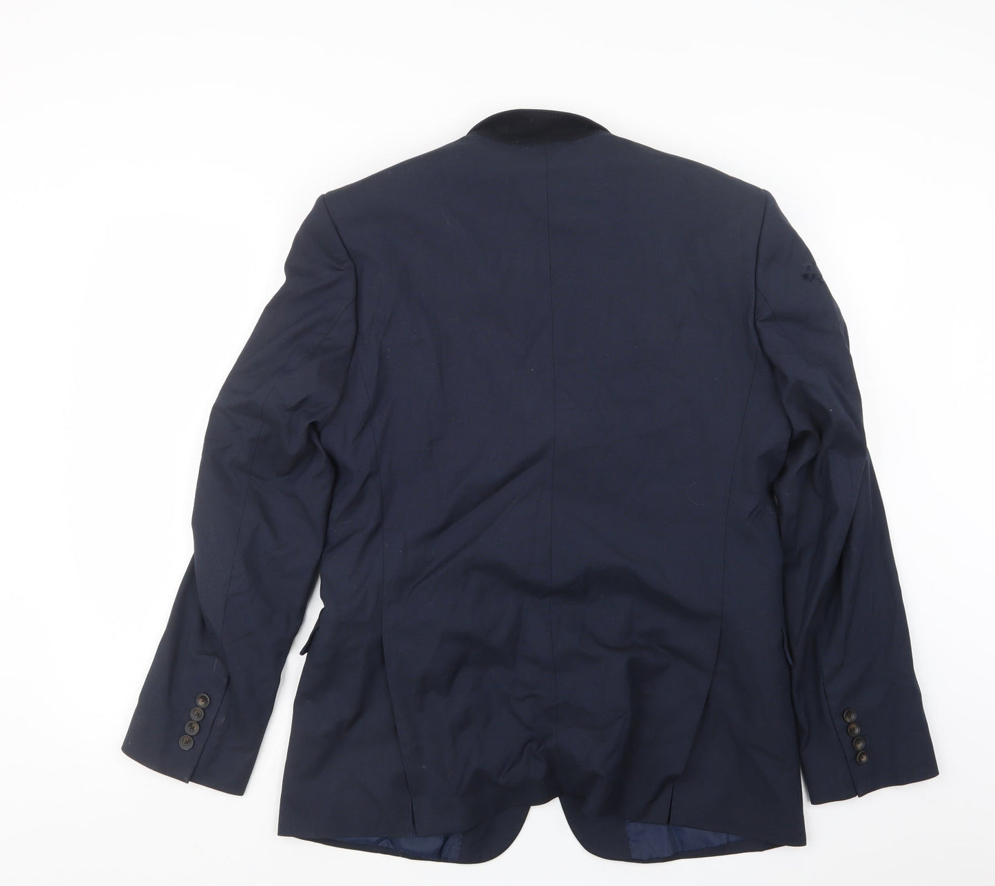 Mens UK Size 36 Marks and Spencer Regular Blue Suit Jacket
