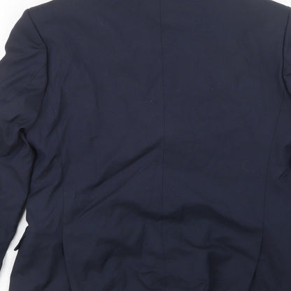 Mens UK Size 36 Marks and Spencer Regular Blue Suit Jacket