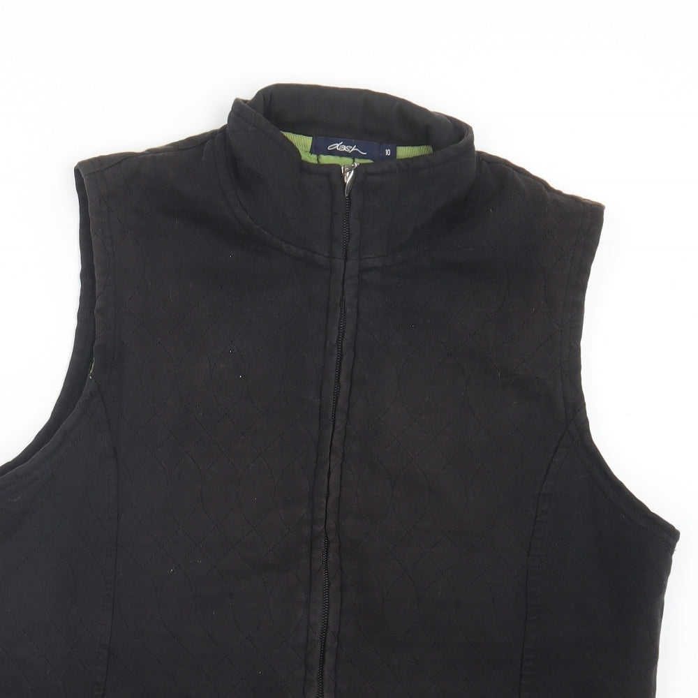 Womens UK Size 10 DASH Brown Gilet