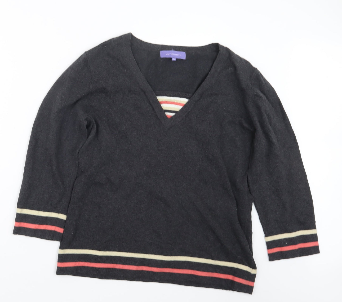 Autonomy Womens Grey   Pullover Jumper Size 18