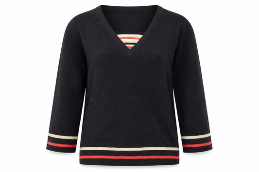 Front view of Autonomy women’s grey jumper, size UK 18