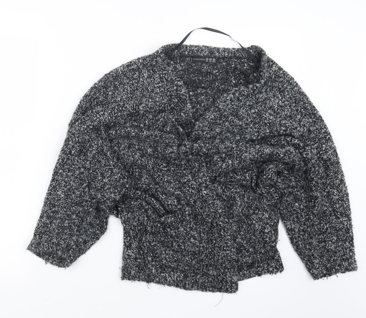Womens UK Size 10 Atmosphere Black Cardigan Jumper