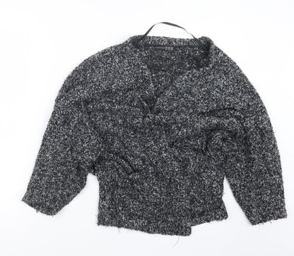 Womens UK Size 10 Atmosphere Black Cardigan Jumper