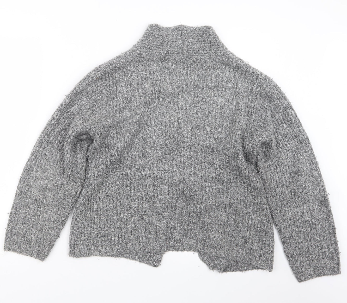 Womens UK Size 12 Marks and Spencer Grey Cape Jumper