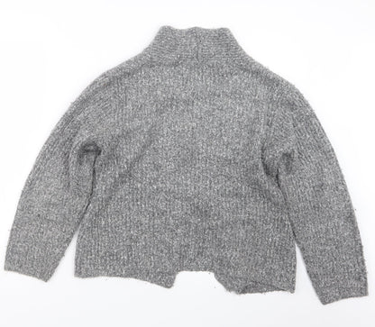 Womens UK Size 12 Marks and Spencer Grey Cape Jumper