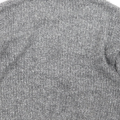 Womens UK Size 12 Marks and Spencer Grey Cape Jumper