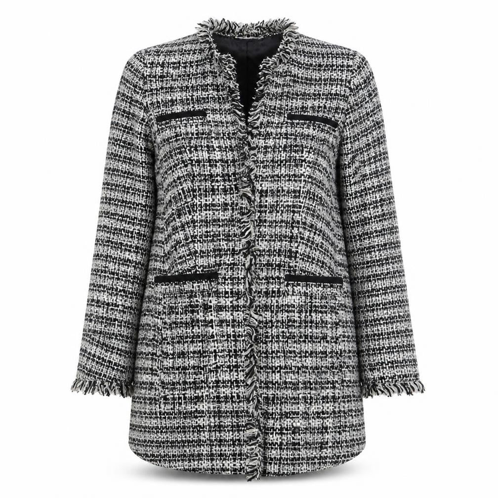 Womens UK Size 12 Kaleidoscope Black Jacket