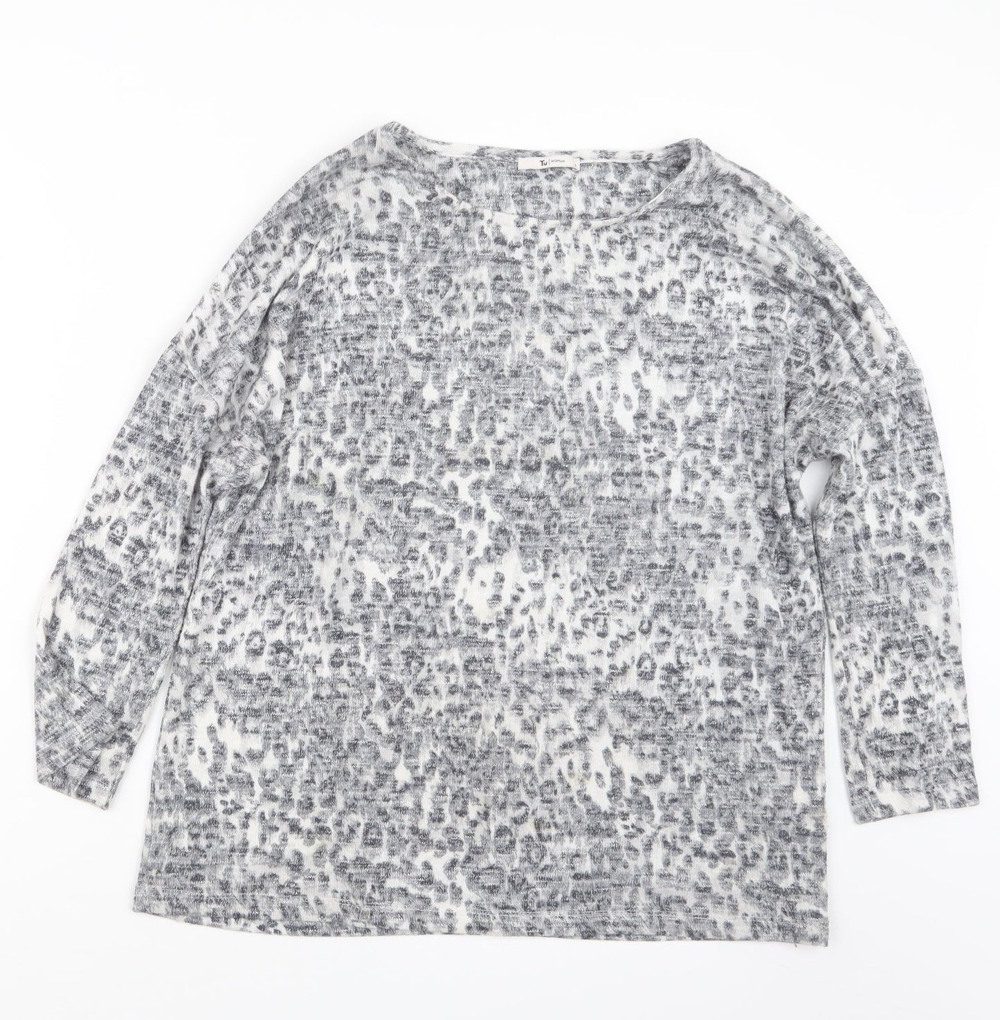 TU Womens Grey   Pullover Jumper Size 12