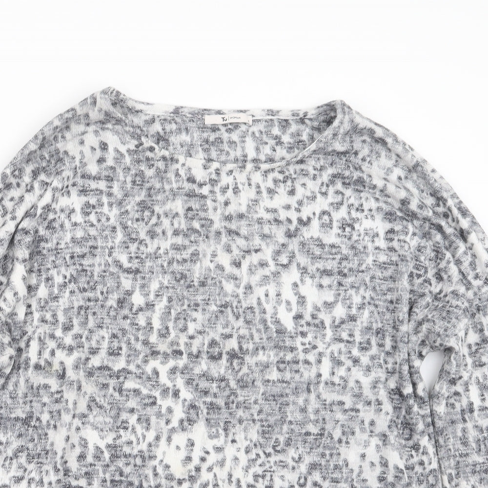 TU Womens Grey   Pullover Jumper Size 12